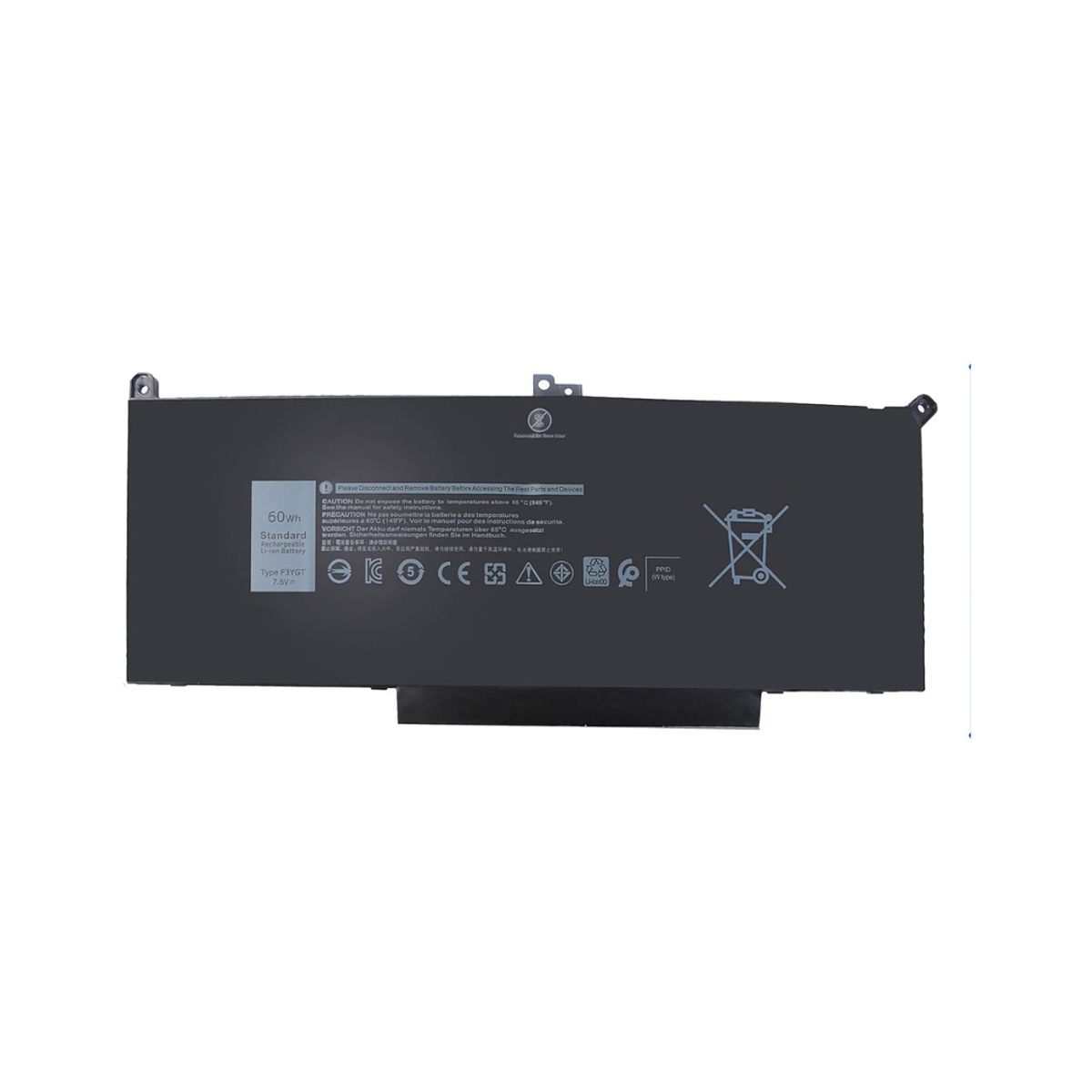 OEM - Batería para Laptop DELL "F3YGT"  LATITUDE  12 7000.  7280.  7290