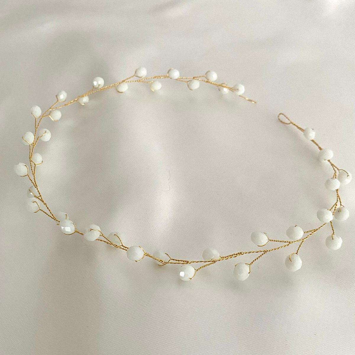 GENERICO - TIARA DIADEMA TOCADO NOVIA QUINCEAÑERA INVITADA