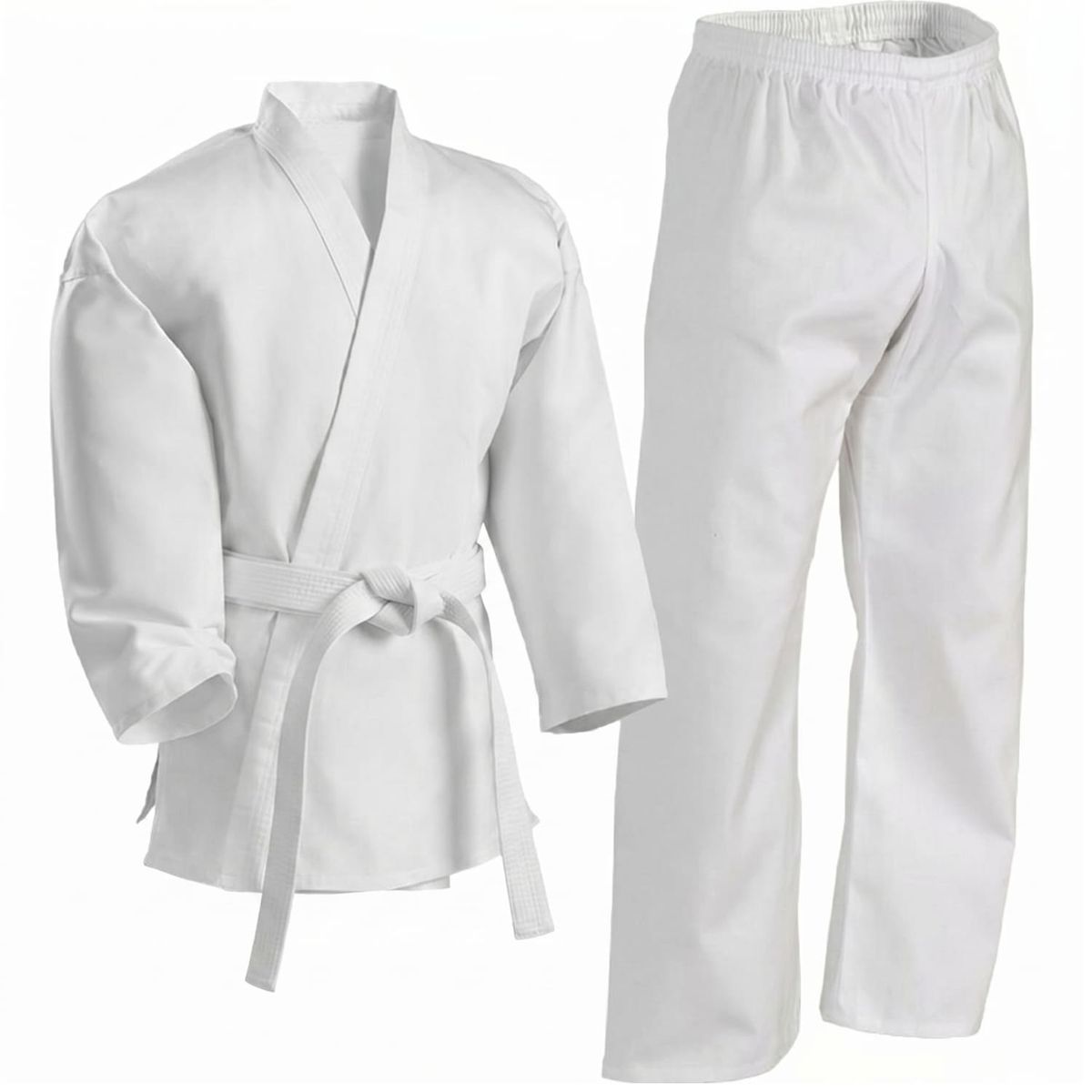 NACIONAL - Karate Gi Drill Conjunto Completo Artes Marciales incluye Chaqueta Pantalón y Cinturón