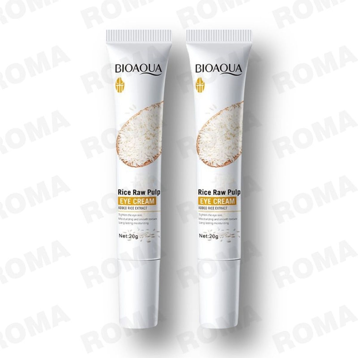 BIOAQUA - PACK 2 CONTORNO DE OJOS CON ARROZ  BIOAQUA 40G