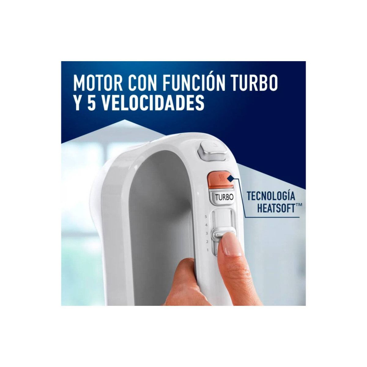 OSTER - Batidora de Mano HeatSoft 400W FPSTHMAMR