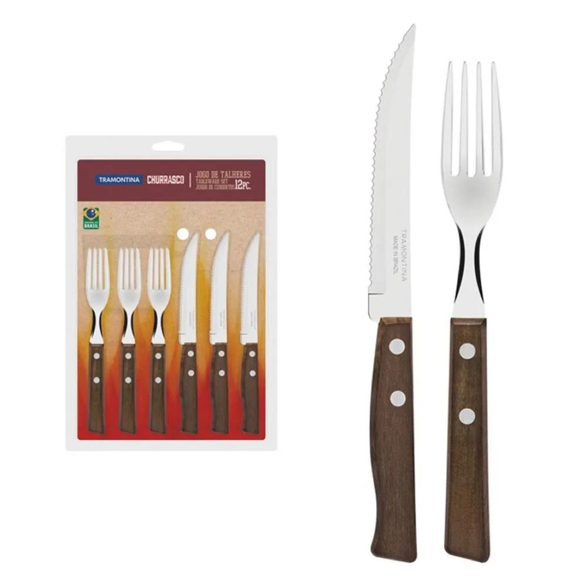 TRAMONTINA - Juego De Cubiertos 12Pz Tradicional - Tramontina