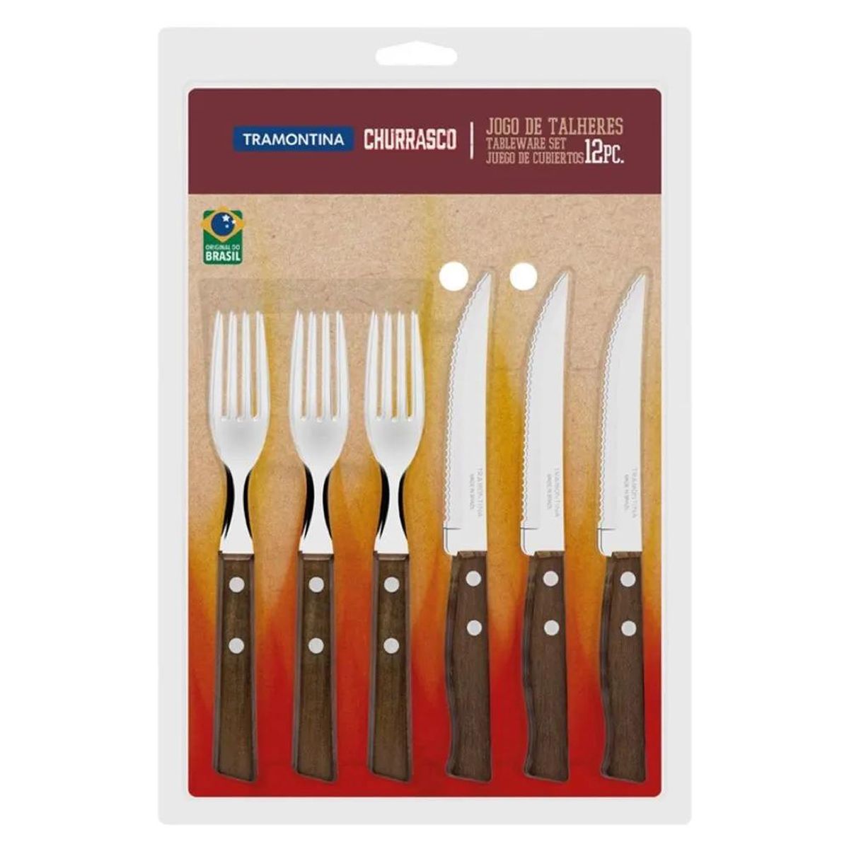 TRAMONTINA - Juego De Cubiertos 12Pz Tradicional - Tramontina