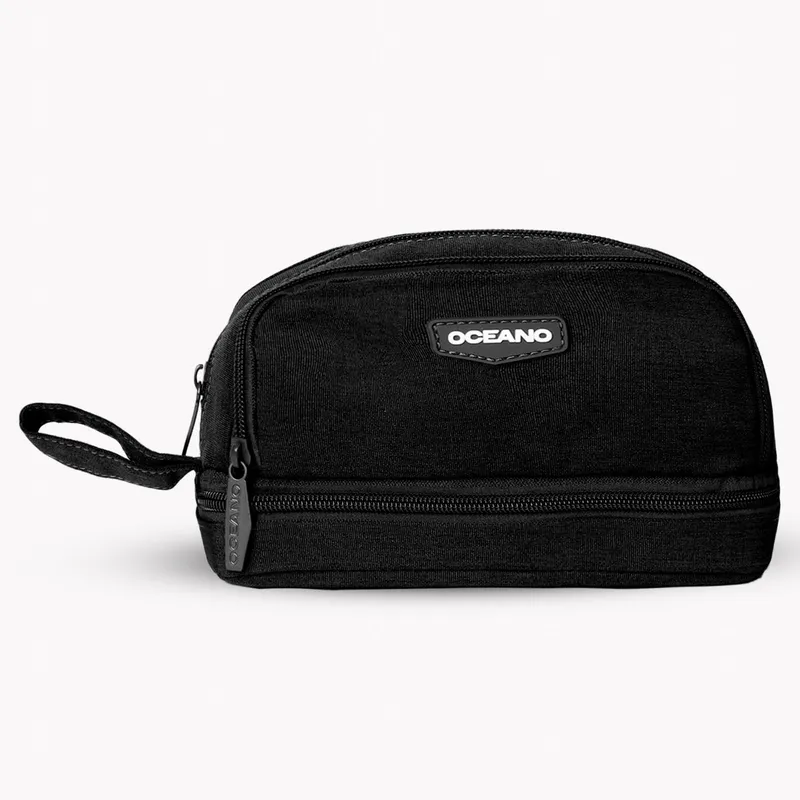 OCEANO - Cartuchera Oceano Jumbo Negro