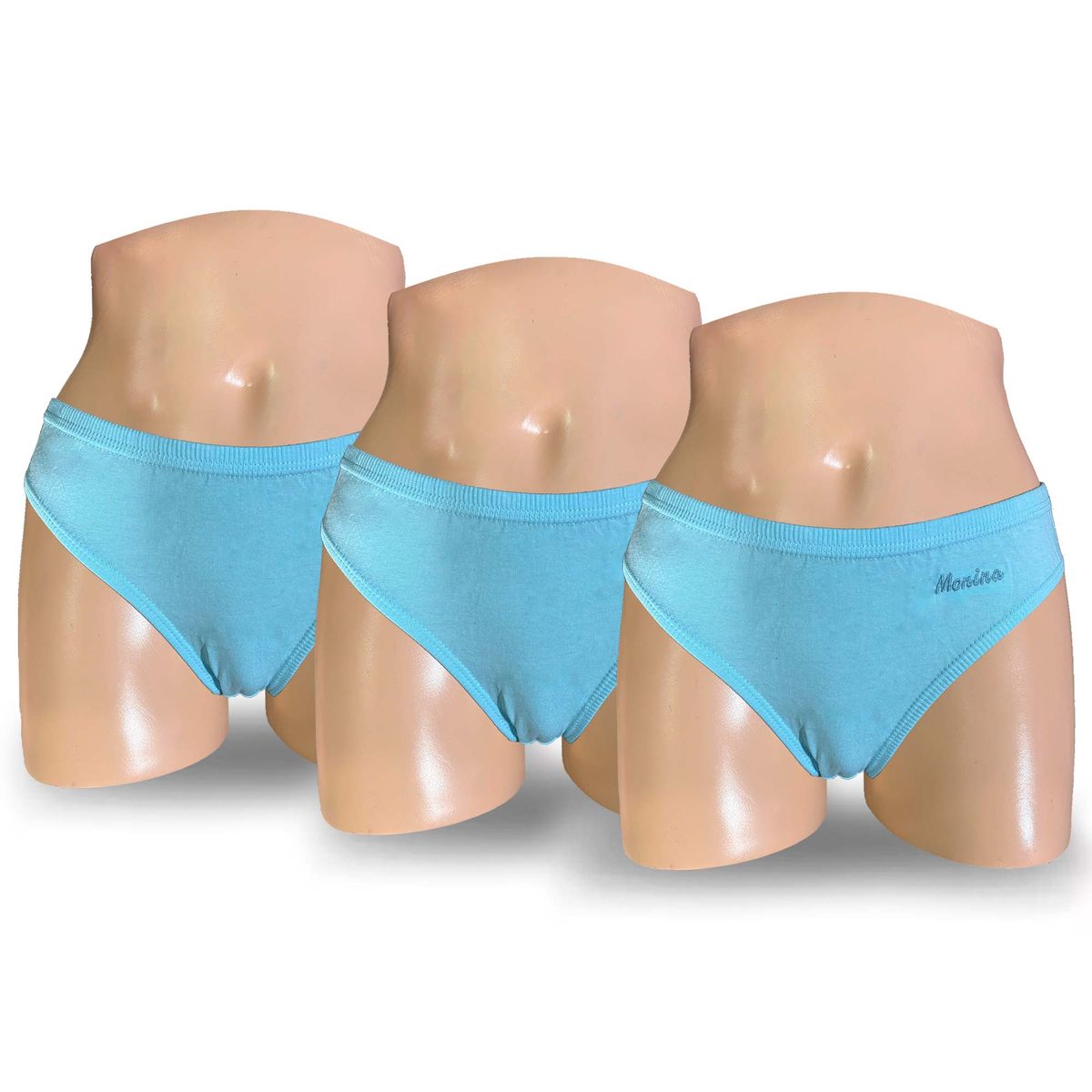 MONINA - Pack x3 Truza Bikini Monina Turquesa