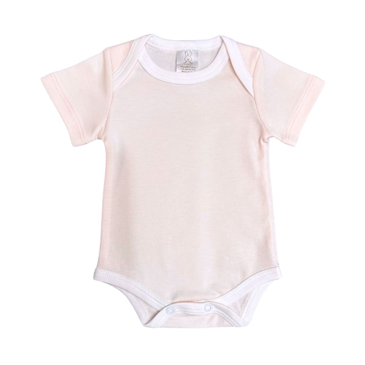 WAWA PIMA - BODY ROSA PASTEL MC MC 100%  ALGODÓN PIMA