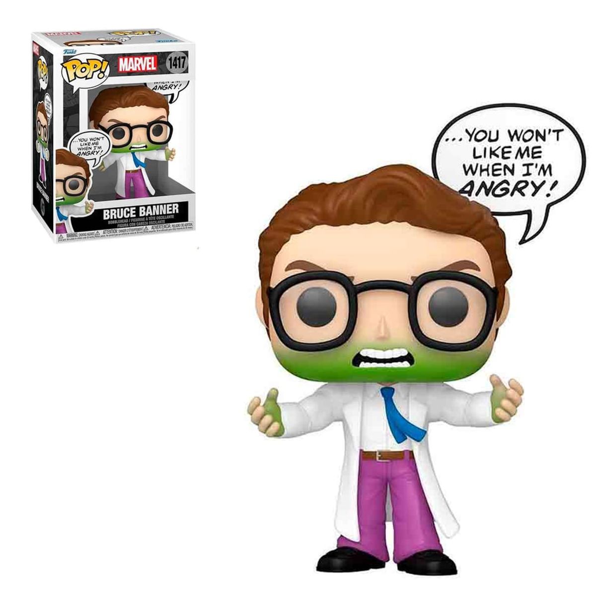 FUNKO - Funko Pop Marvel - Bruce Banner 1417