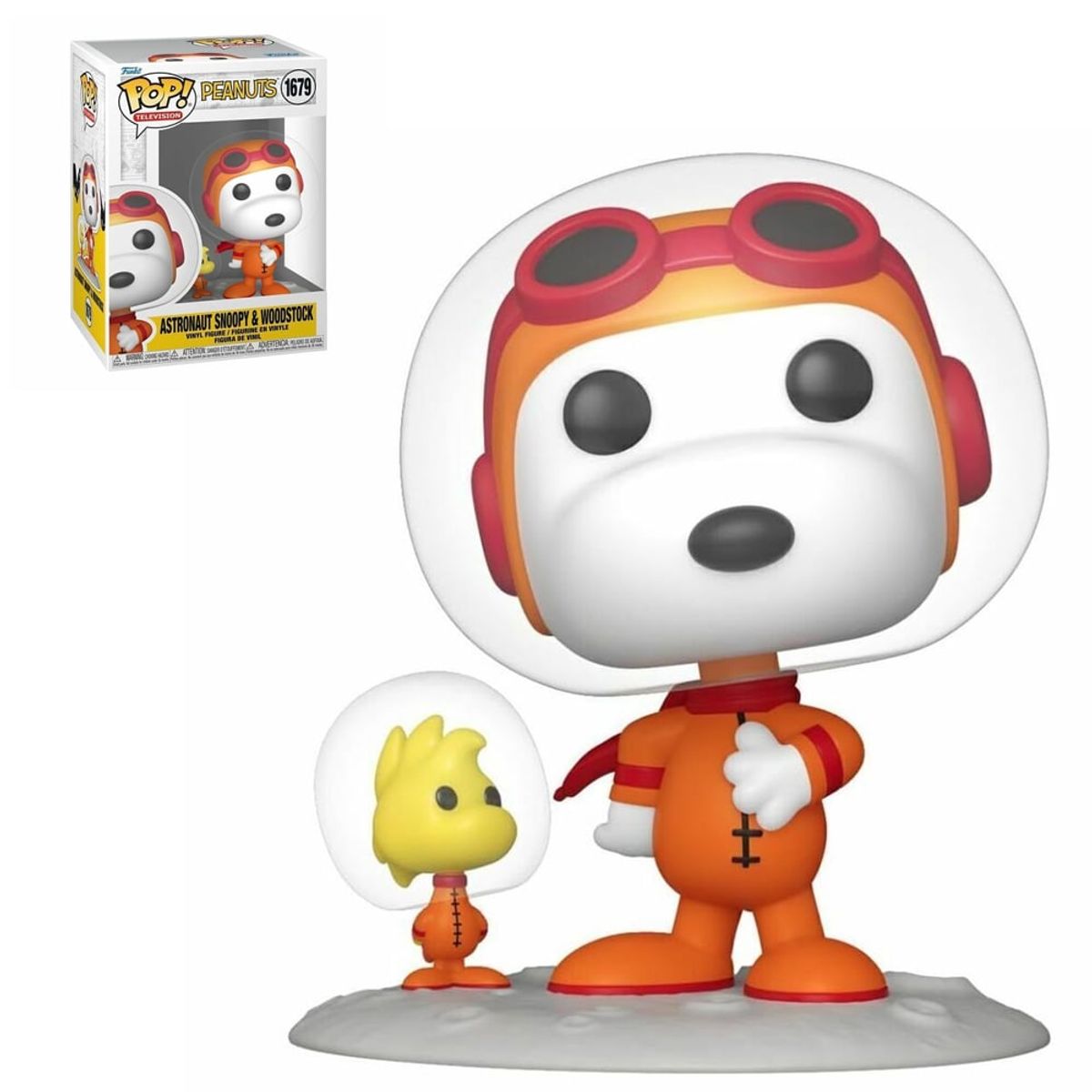 FUNKO - Funko Pop Peanuts - Snoopy Astronauta con Woodstock 1679