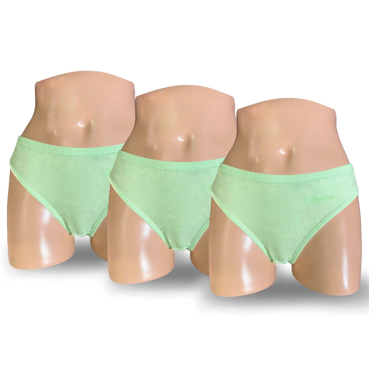 MONINA - Pack x3 Truza Bikini Monina  Verde