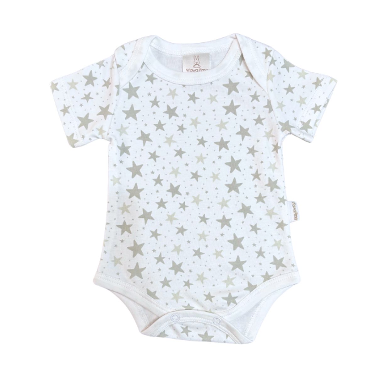 WAWA PIMA - BODY WHITE STAR MC 100%  ALGODÓN PIMA