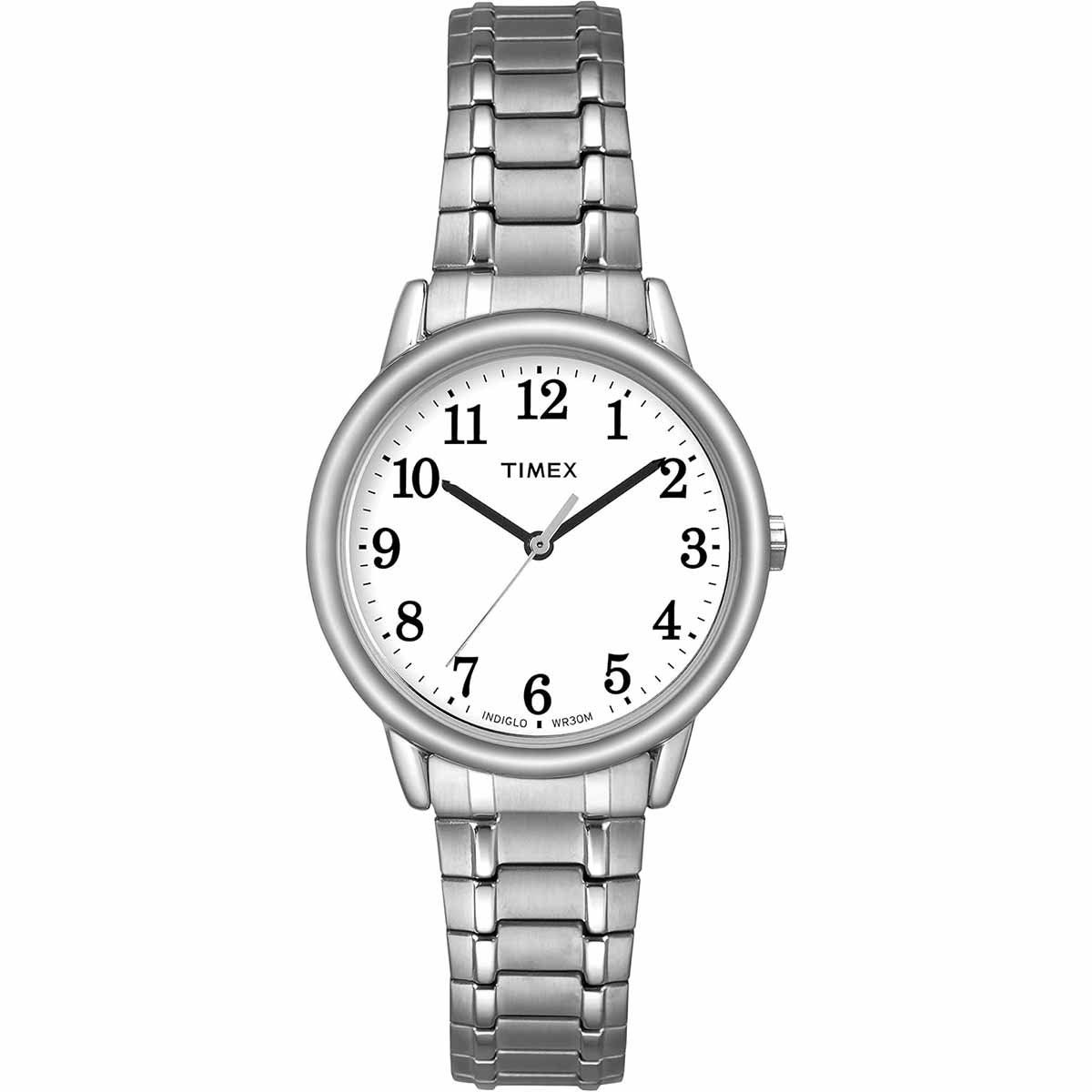 TIMEX - Reloj Timex Mujer TW2P78500 Easy Reader Casual Indiglo Acero - Plata