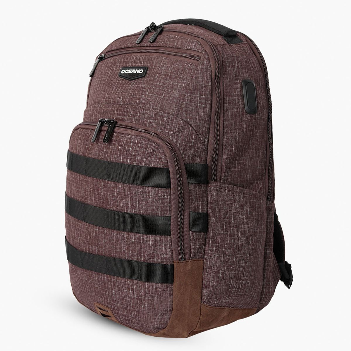 OCEANO - Mochila Oceano School Marron Jasp