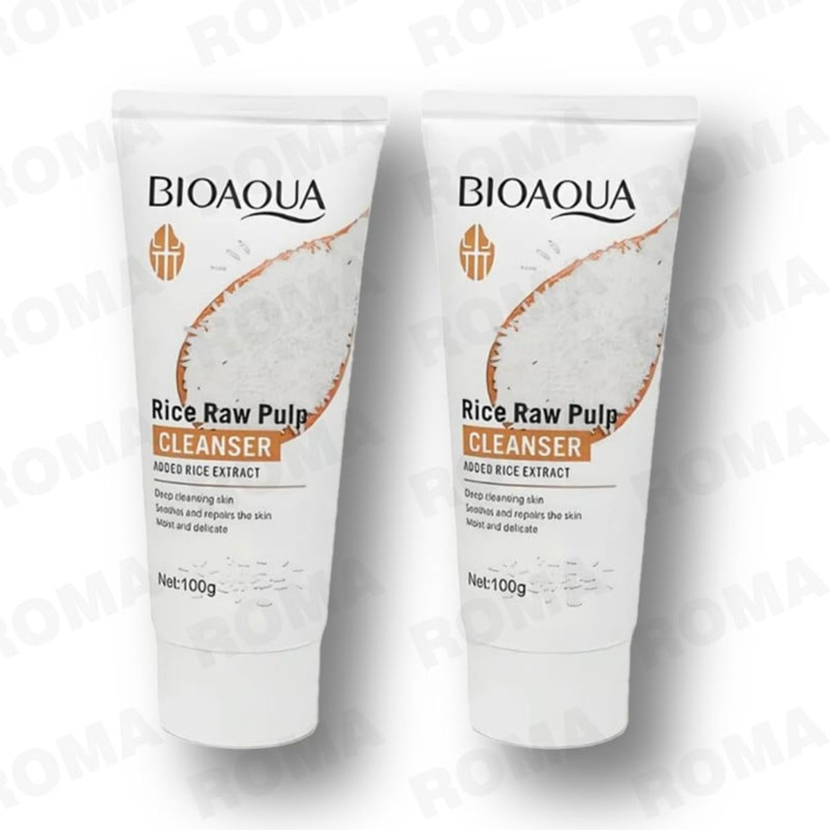 BIOAQUA - PACK 2 LIMPIADOR FACIAL DE ARROZ BIOAQUA 200G