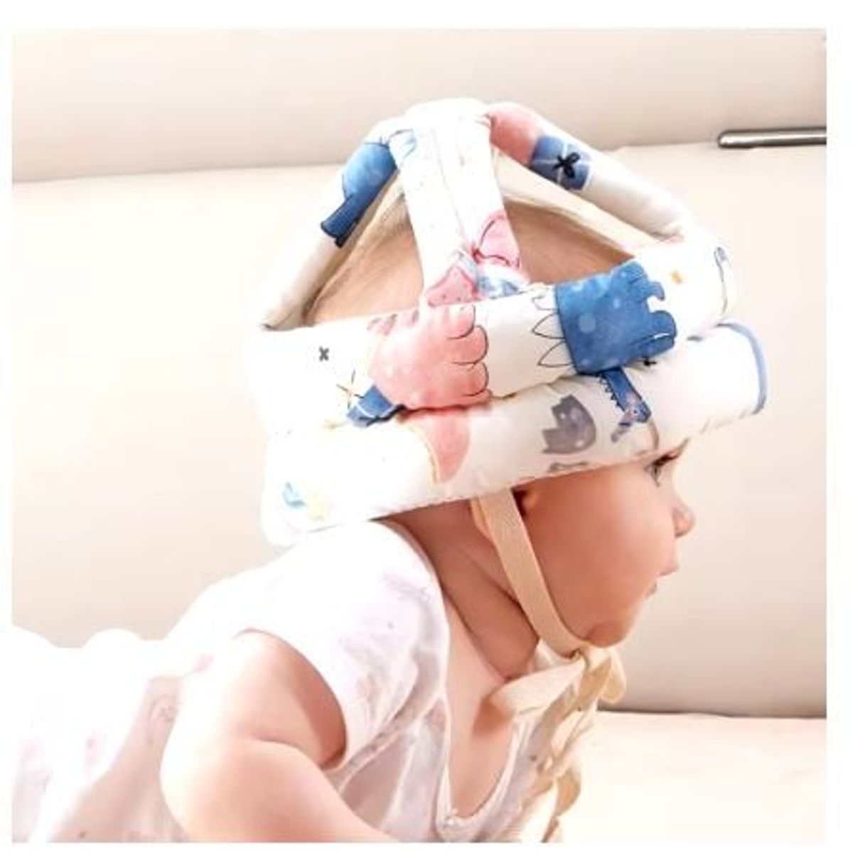 GENERICO - Gorro Protector Antigolpes Dino Para Bebés