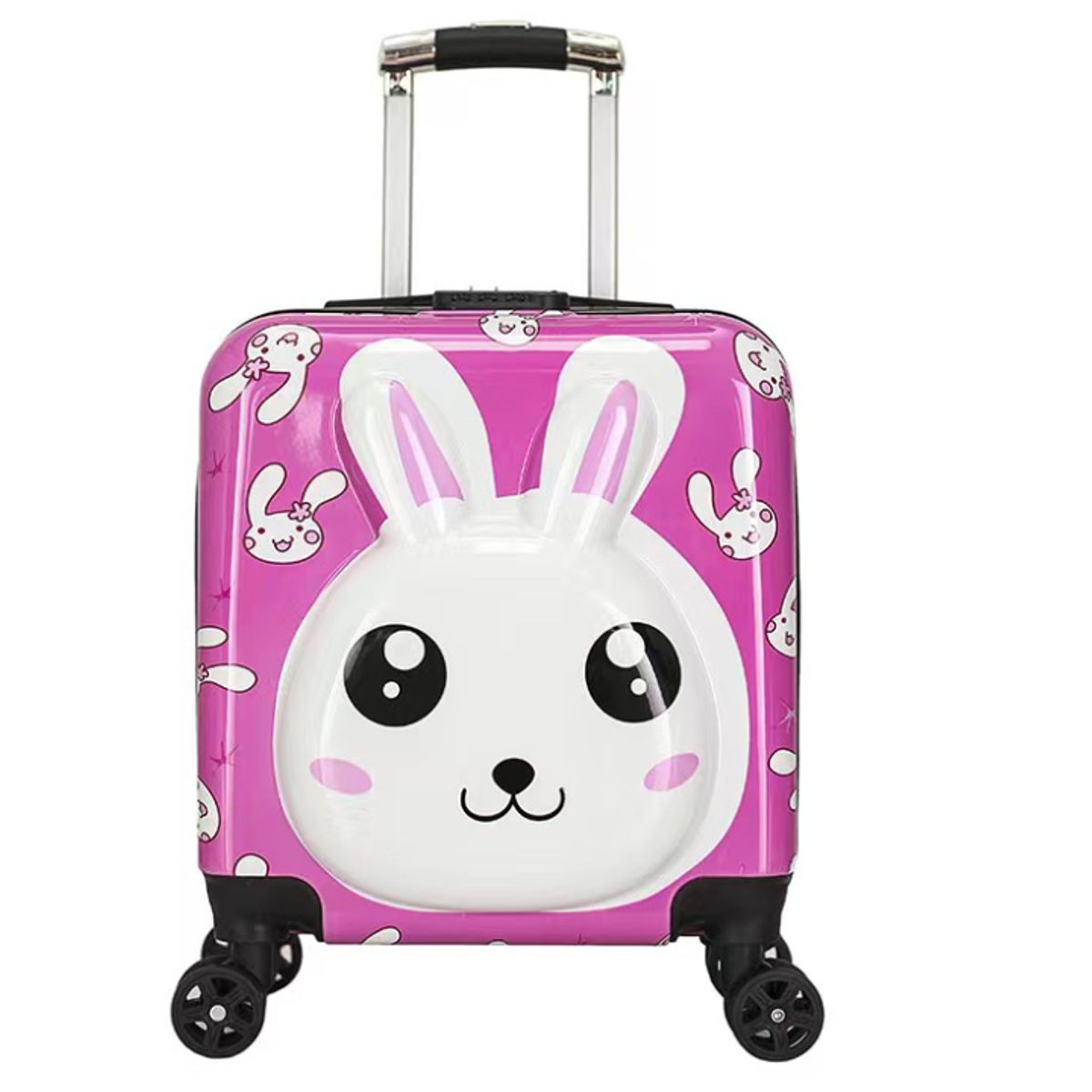GENERICO - Makeway - Maleta cabinera Policarbonato niños - Conejo