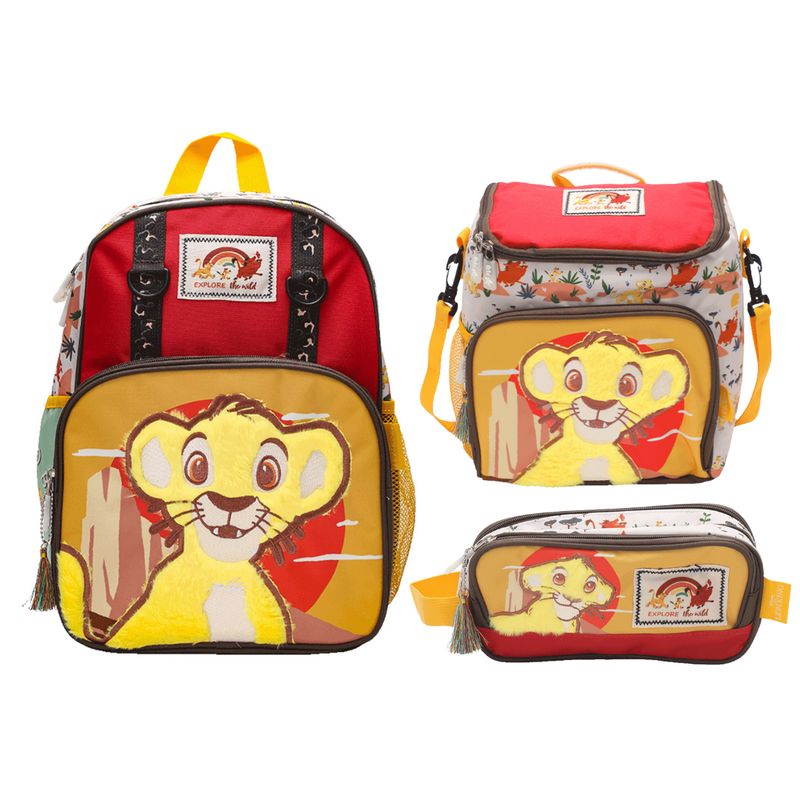 DISNEY - Pack Escolar Mochila Nido Disney Simba El Rey Leon 2