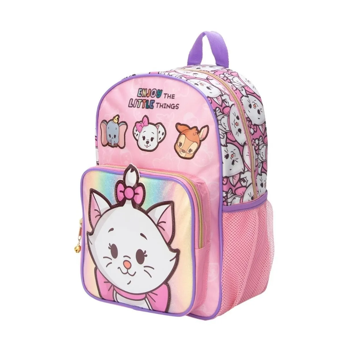 DISNEY CLASICOS - Pack Escolar Nido Mochila Gatita Marie Aristogatos