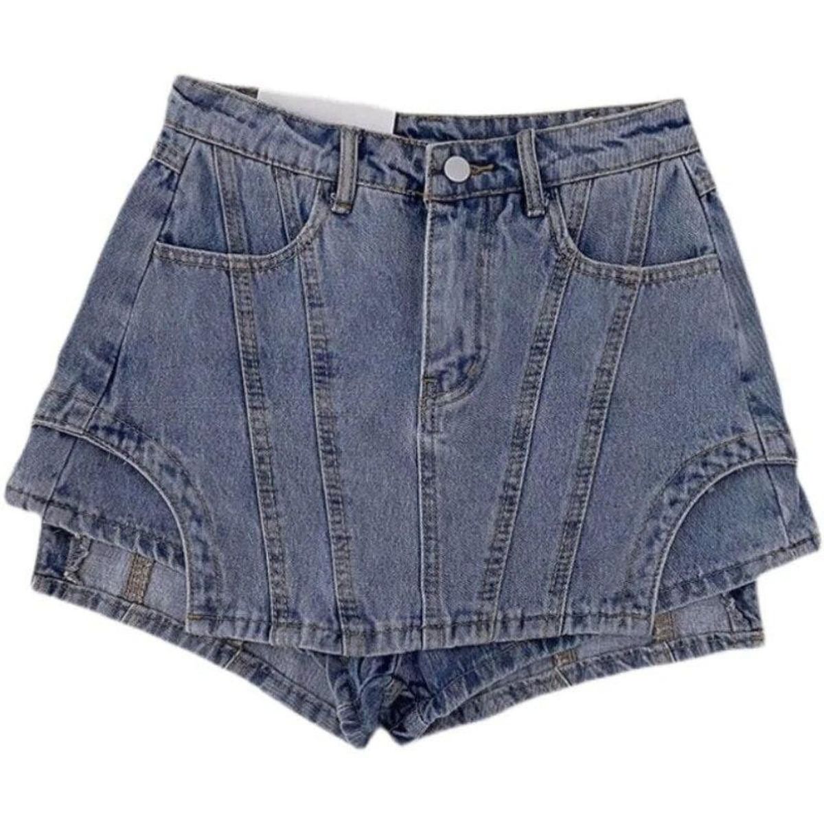 BENCUS JEANS - Falda Short Corta Mujer Mía