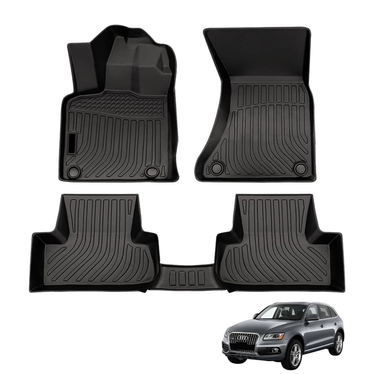 GENERICO - PROTECTOR CUBRE PISO 5D  AUDI Q5 2009-2017