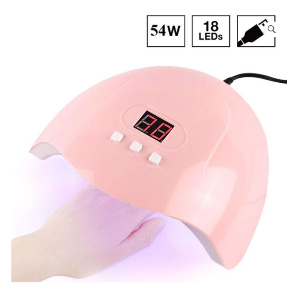 GENERICO - LAMPARA SECADORA DE UÑAS