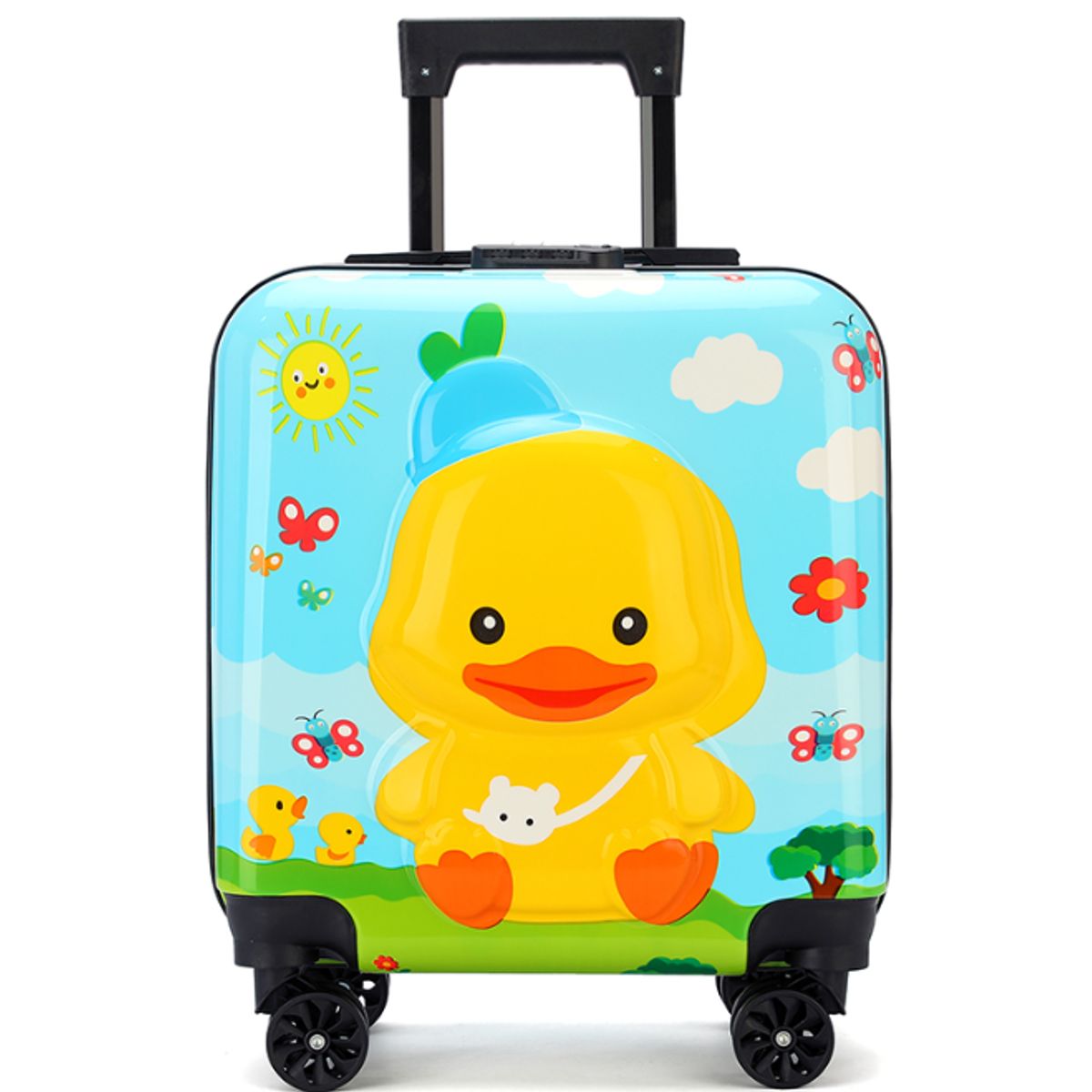 GENERICO - Makeway - Maleta cabinera Policarbonato niños - Patito