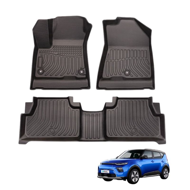 GENERICO - PROTECTOR CUBRE PISO 5D KIA SOUL EV 2020-2022