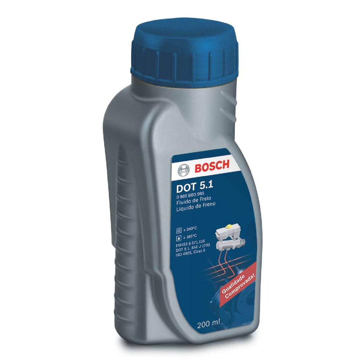BOSCH - LIQUIDO DE FRENO BOSCH DOT 5.1 200 ML