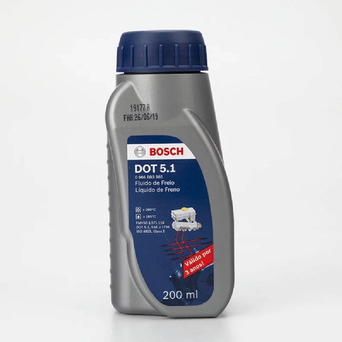 BOSCH - LIQUIDO DE FRENO BOSCH DOT 5.1 200 ML