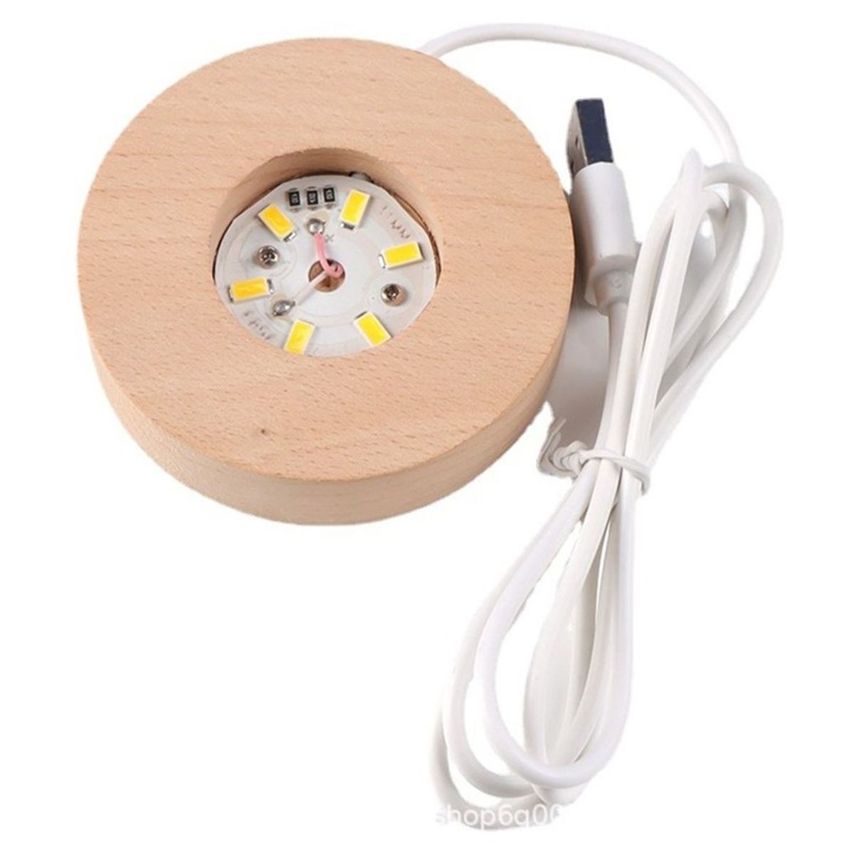 GENERICO - Mini Lámpara LED 3D Saturno