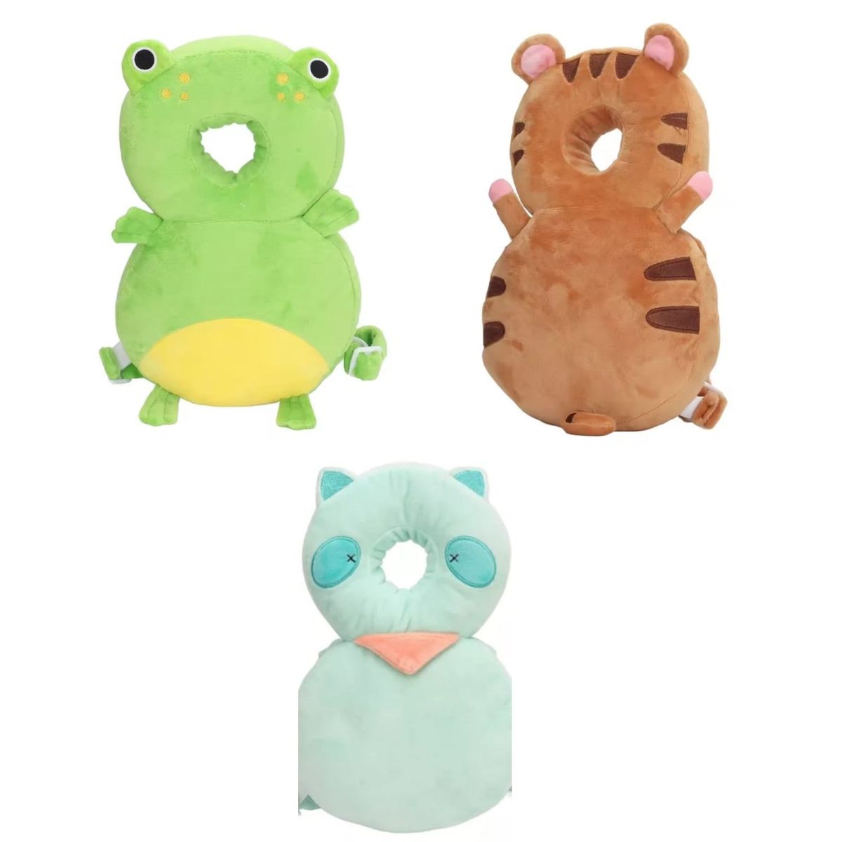 GENERICO - Almohada Protectora Para Bebé Mochila Anticaída Antigolpes