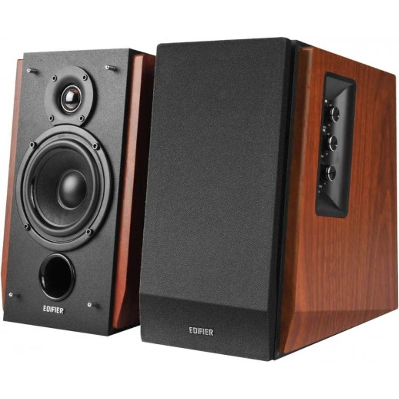 EDIFIER - PARLANTE ACTIVO EDIFIER R1700BT CON BLUETOOTH Y  AUXILIAR MARRON