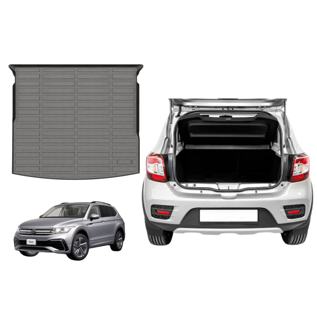 GENERICO - PROTECTOR  PISO MALETERA 5D VOLKSWAGEN TIGUAN