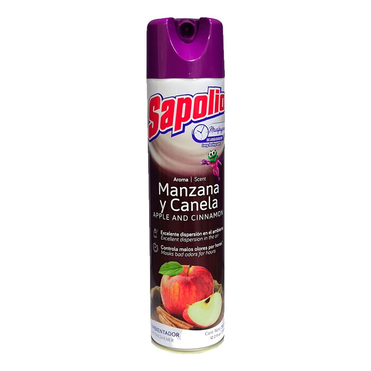 SAPOLIO - Ambientador Manzana y Canela 360 ml Sapolio