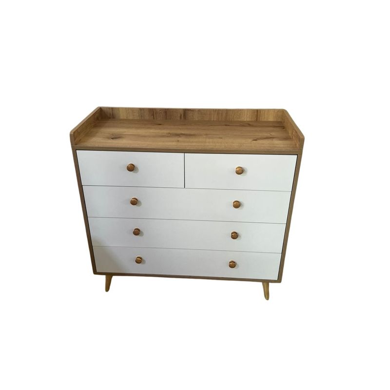 GENERICO - COMODA estilo vintage con cambiador melamina 18mm