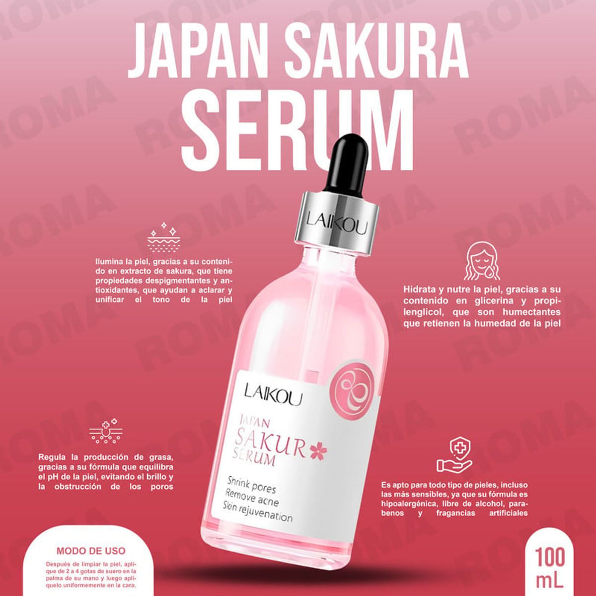 GENERICO - JAPAN SAKURA SERUM LAIKOU 100ML