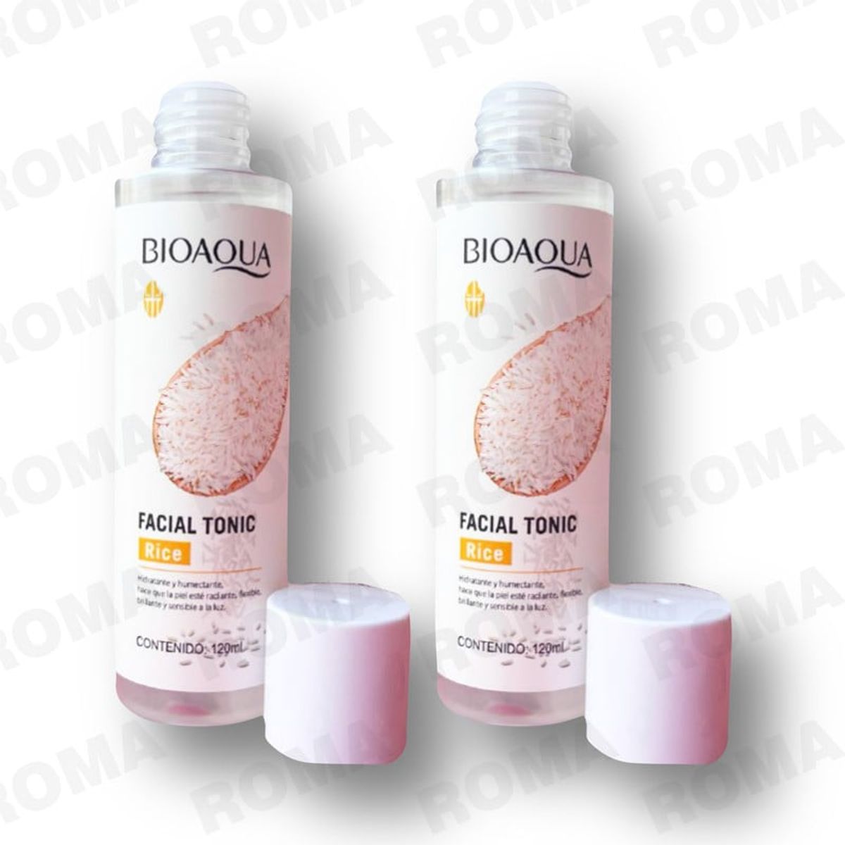 BIOAQUA - PACK 2 TÓNICO FACIAL DE ARROZ BIOAQUA 240ML