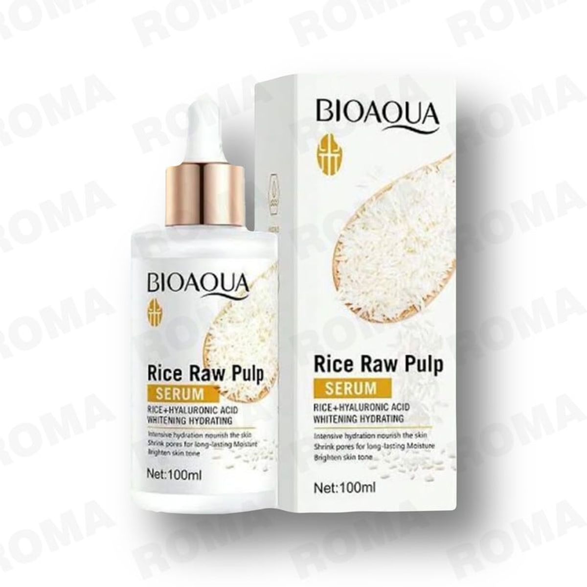 BIOAQUA - PACK 2 SERUM DE ARROZ CON ÁCIDO HIALURONICO BIOAQUA 200ML