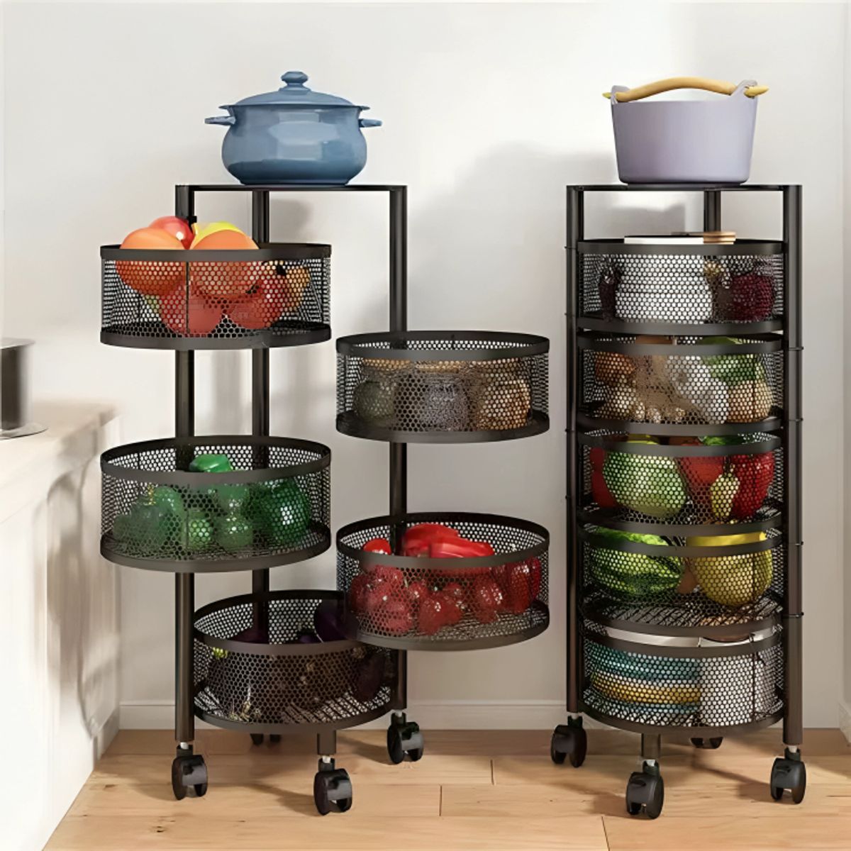 GENERICO - Organizador De Frutas Y Verduras Multifuncional 5 Niveles