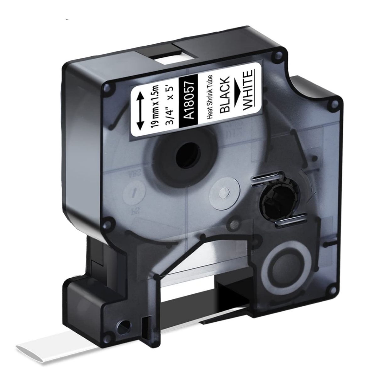 GENERICO - CINTA DYMO COMPATIBLE 18057 19MM LETRA NEGRO SOBRE BLANCO