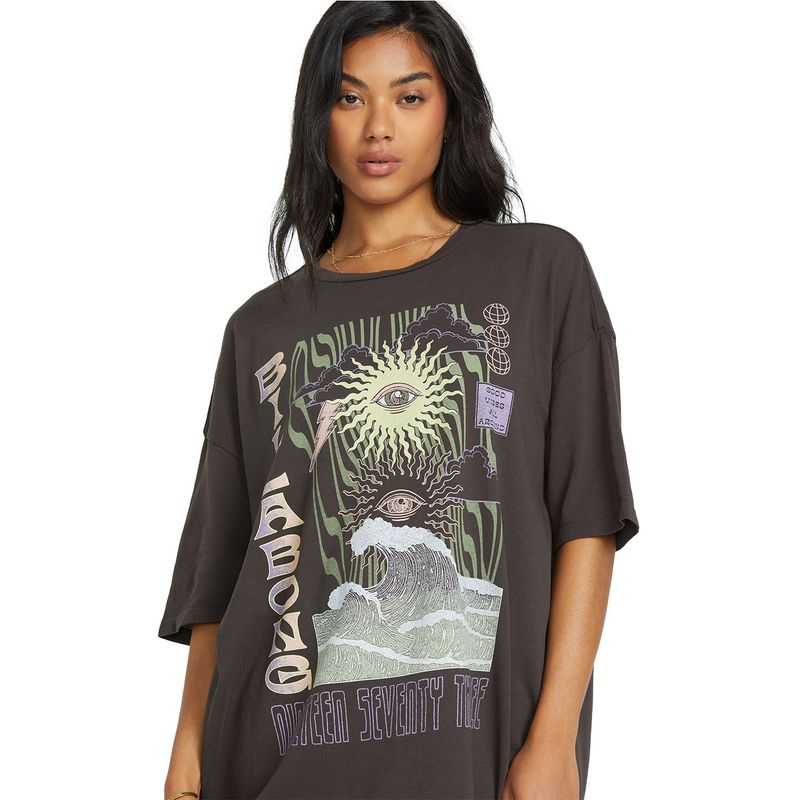 BILLABONG - Polo Billabong Mujer Swell Trip Negro BILLABONG