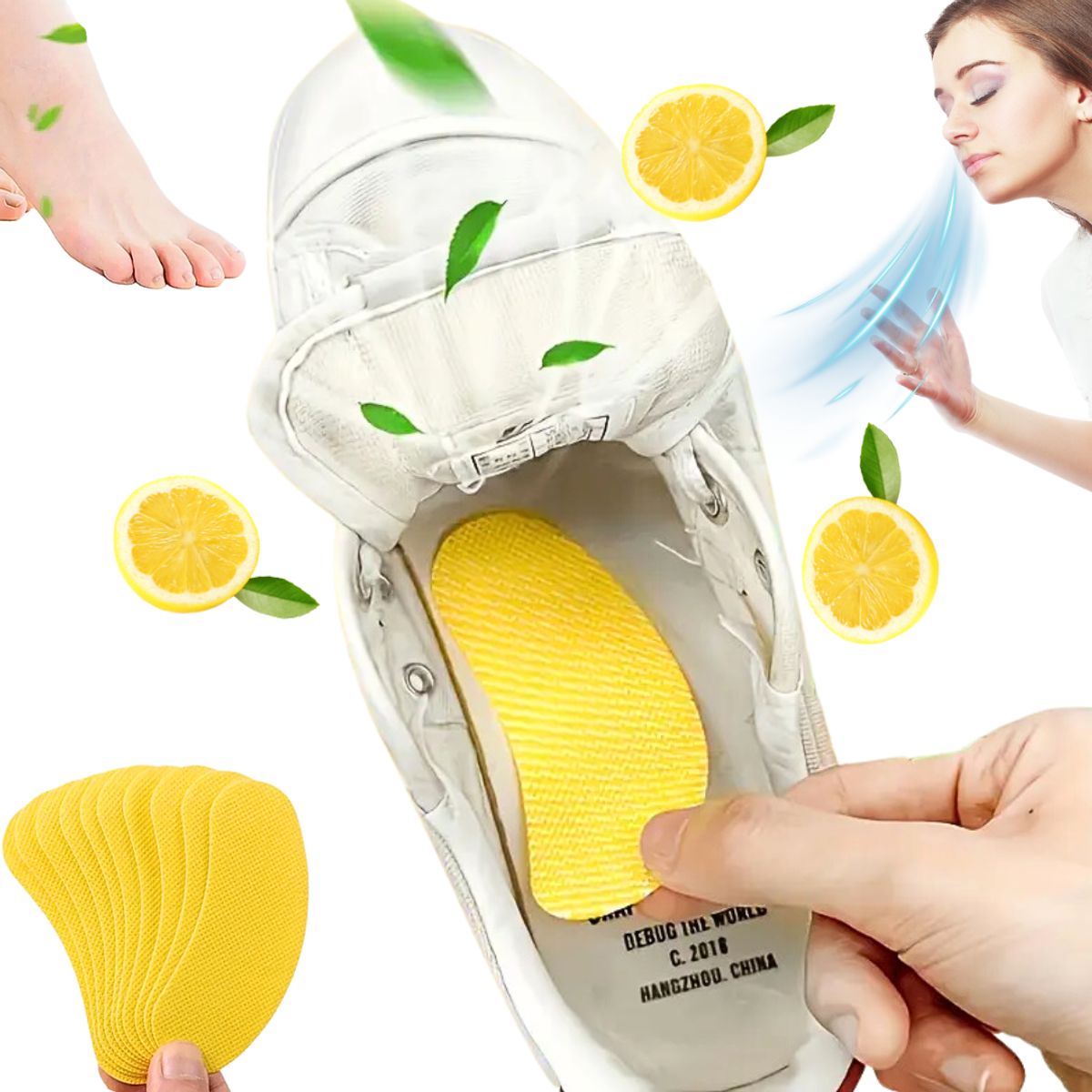 GENERICO - Desodorante para calzado zapatilla zapato 8und