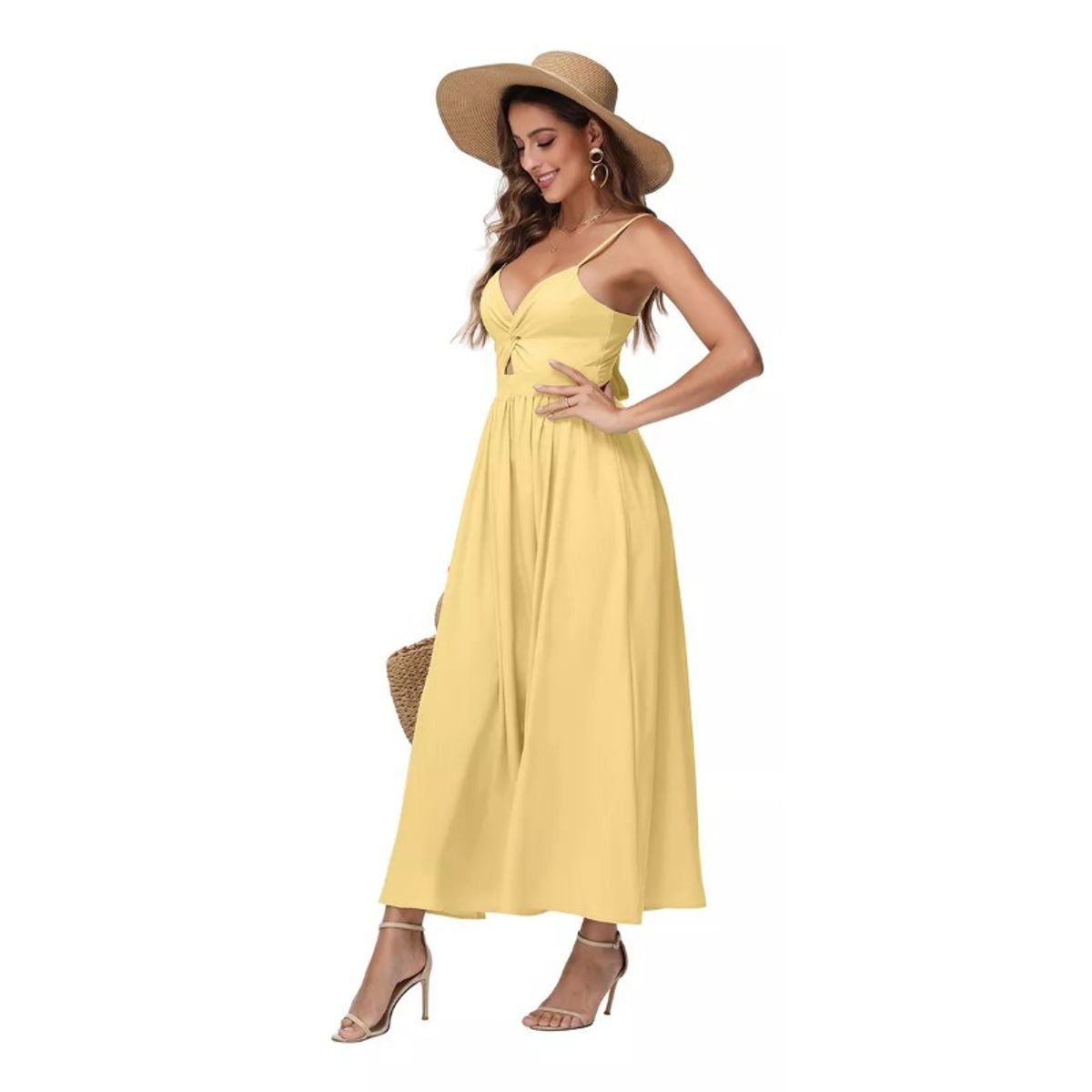 GIOIO - Vestido Mujer Amarillo