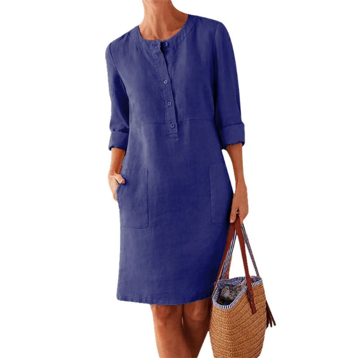 GIOIO - Vestido Mujer Azul