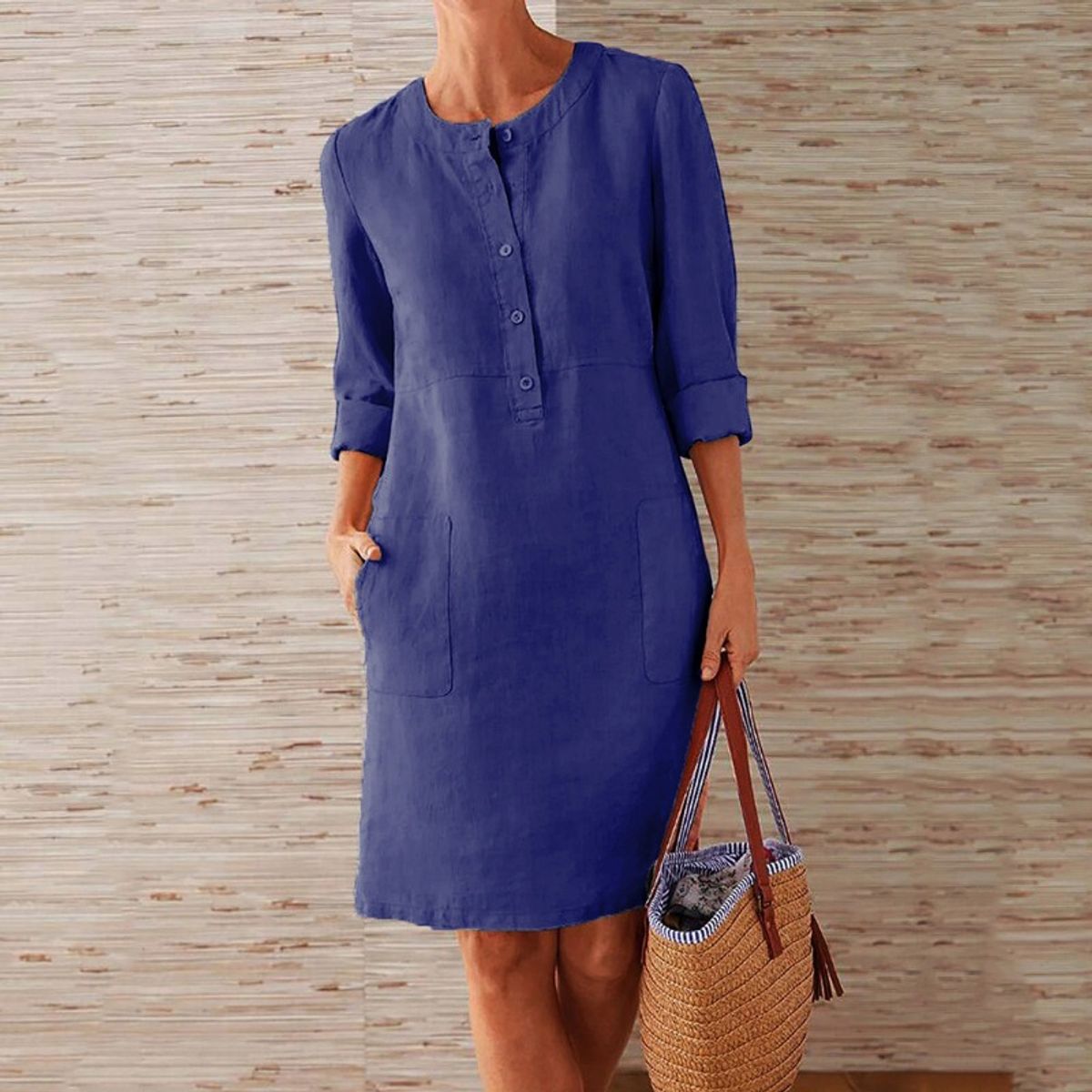 GIOIO - Vestido Mujer Azul
