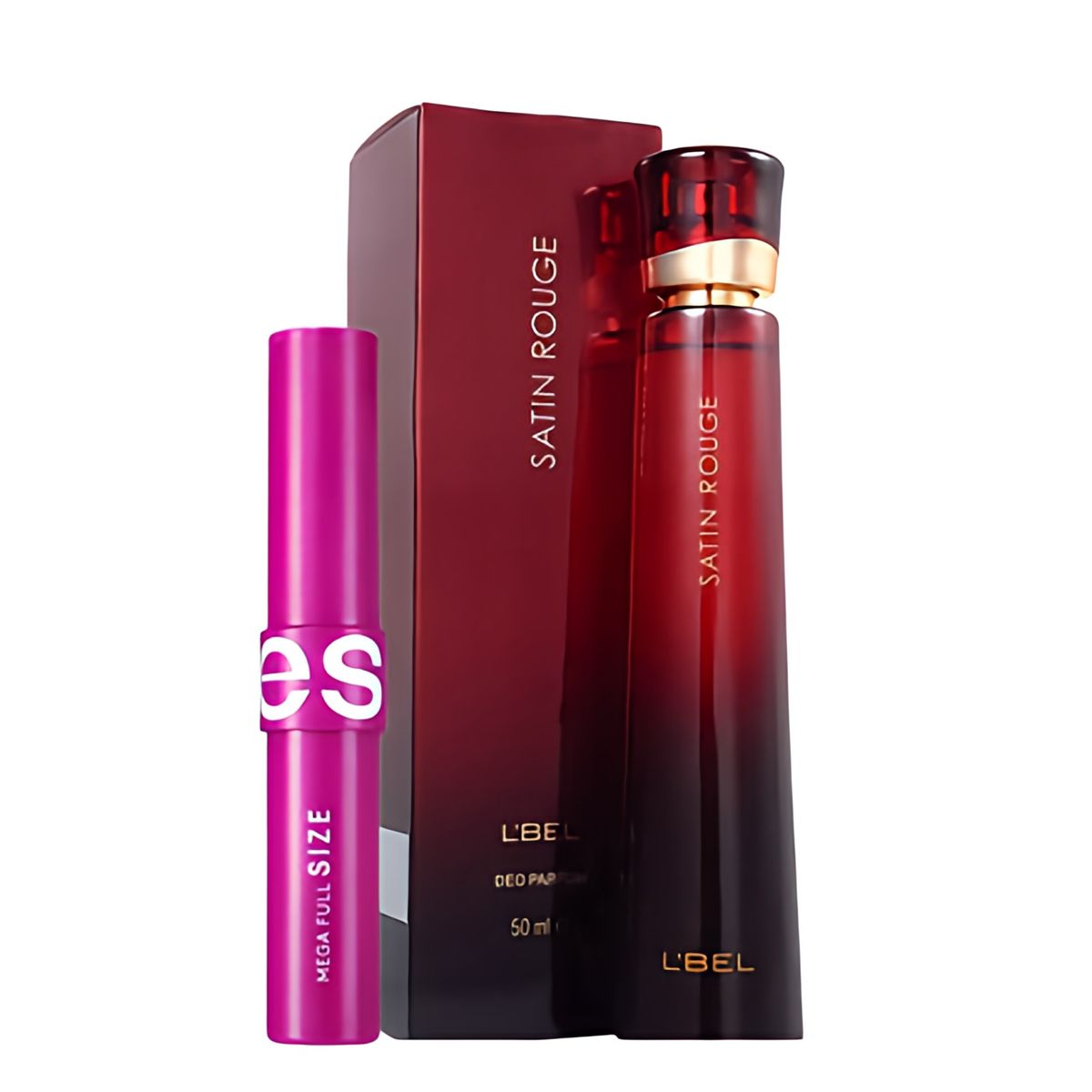 CYZONE - PERFUME SANTIN ROUGE LBEL+MASCARA