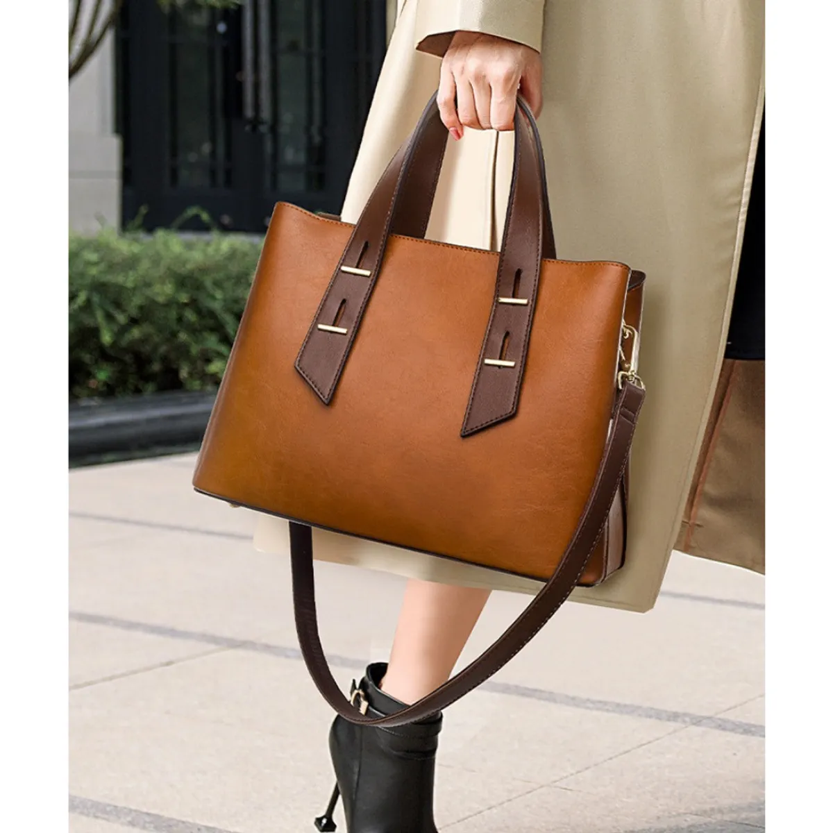 BAELLERRY - Cartera de cuero vegano PU STB118 Para Dama