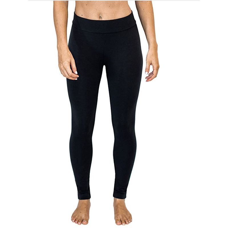 SILVERA NANOTECH - Leggins deportivos térmico de Alpaca Merino uso diario para mujer