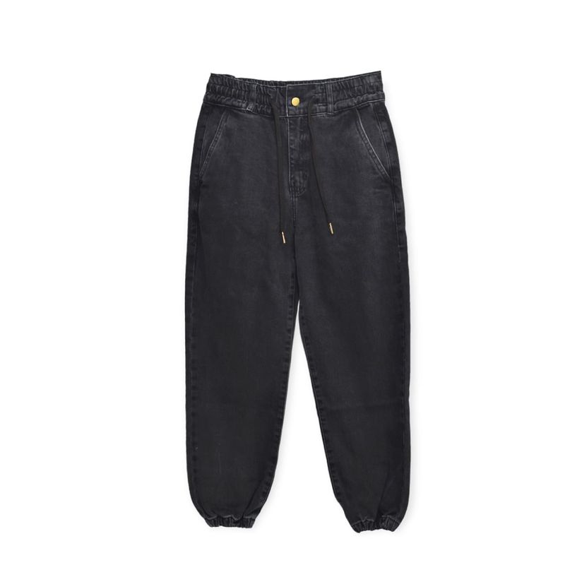 GENERICO - JOGGER JEAN HERA UNISEX - NEGRO