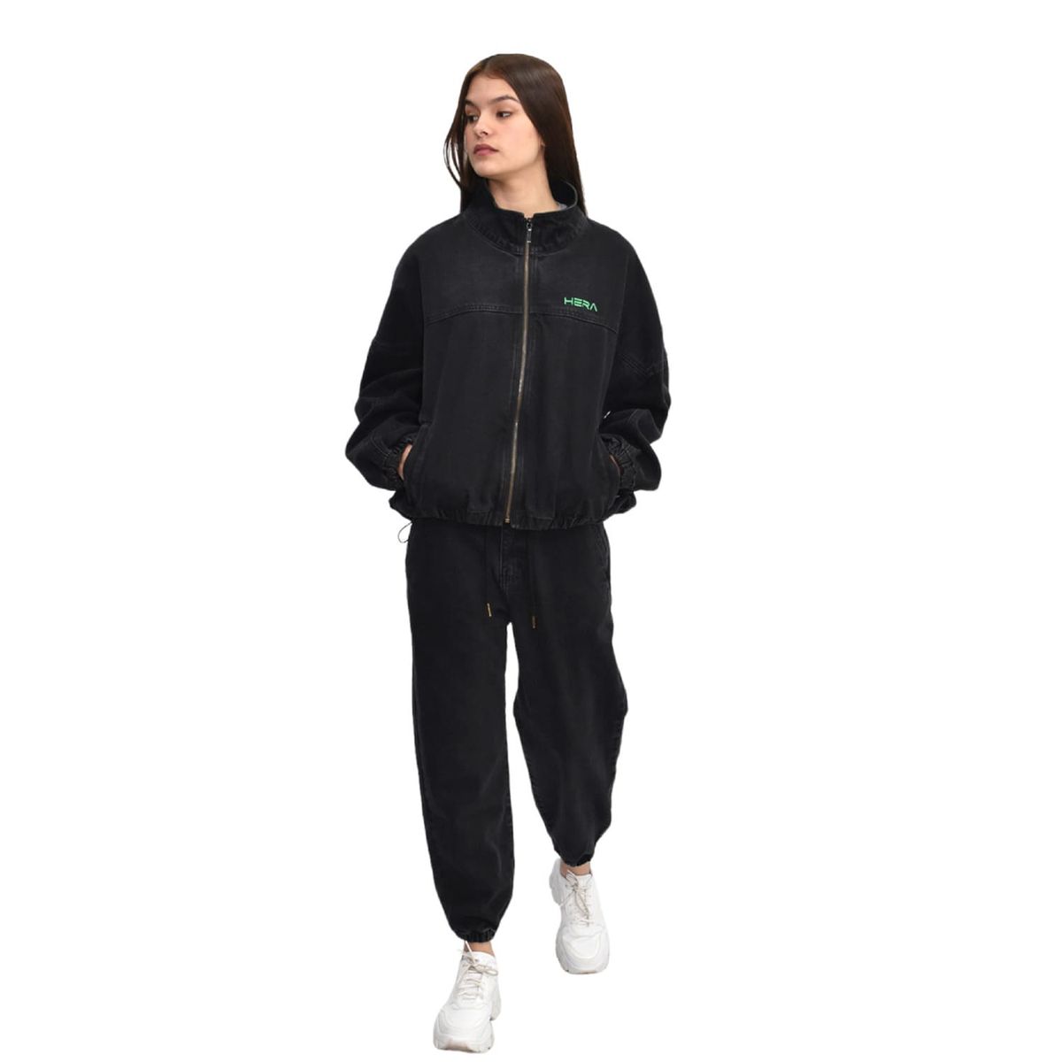 GENERICO - JOGGER JEAN HERA UNISEX - NEGRO