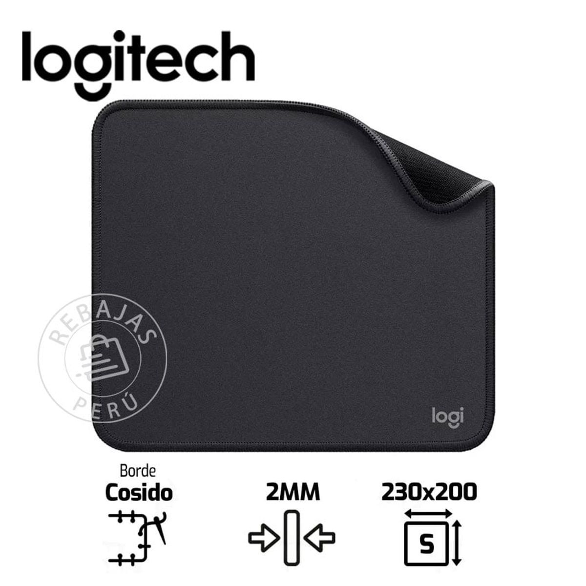 LOGITECH - Mouse Pad Logitech Anti-Salpicaduras 200x230mm Graphite